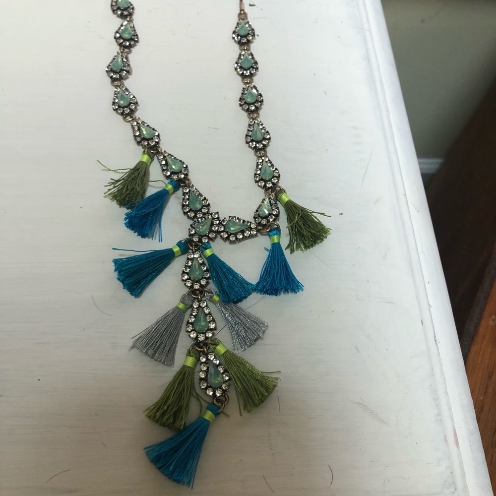 Necklace with tassels